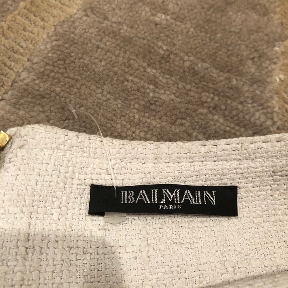 NWOT Balmain Button Front Mini Skirt - Picture 6 of 14